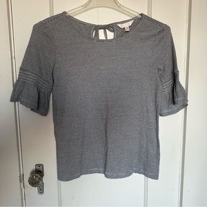 Lauren Conrad Pin Striped Blouse